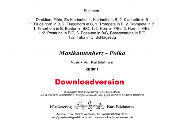 Musikantenherz-Polka - Download